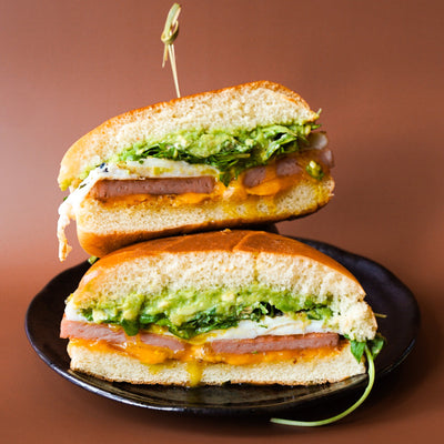 Spam Breakfast Sandwich