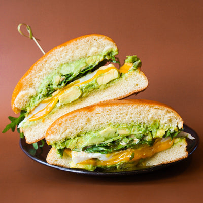 Smashed Avocado Breakfast Sandwich
